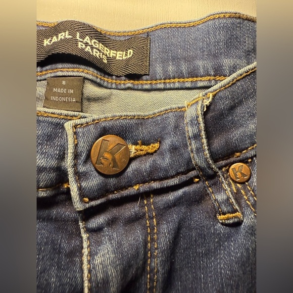 Karl Lagerfeld Blue Skinny Jeans - Picture 7 of 8